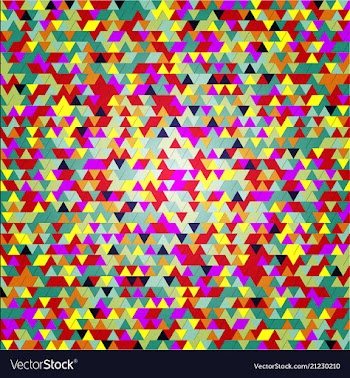 Abstract triangle pattern background advertising vector image
