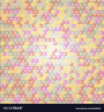 Abstract triangle pattern background advertising vector image