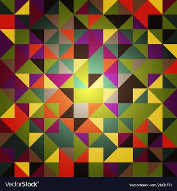 Abstract triangle pattern background advertising vector image