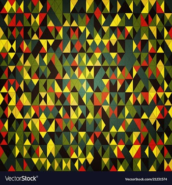 Abstract triangle pattern background advertising vector image