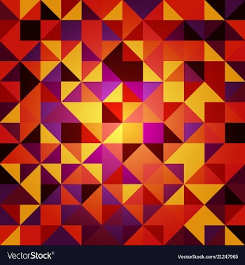 Abstract triangle pattern background advertising vector image