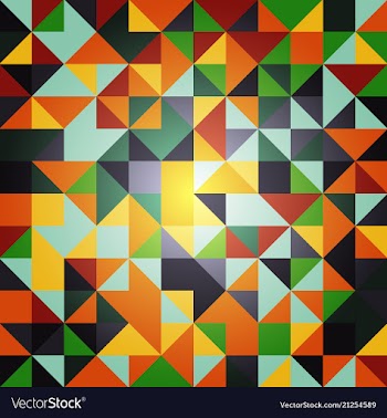 Abstract triangle pattern background advertising vector image