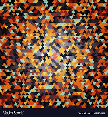Abstract triangle pattern background advertising vector image