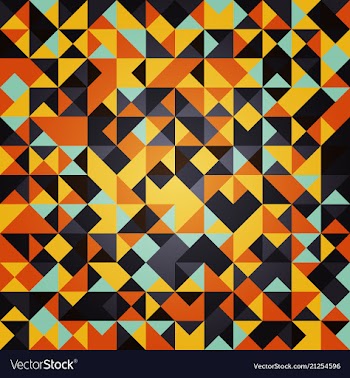Abstract triangle pattern background advertising vector image