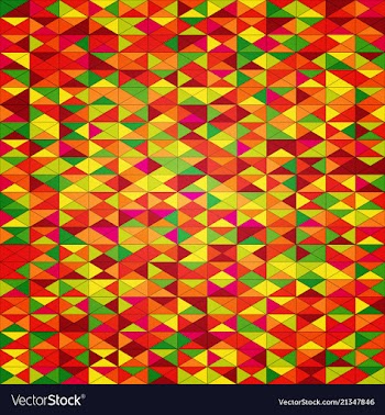 Abstract triangle pattern background advertising vector image
