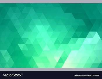 abstract triangle pattern shape in turquoise