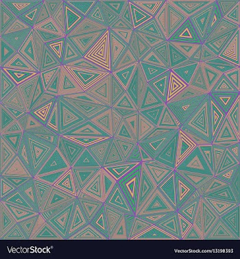 Abstract triangle puzzle pattern background vector image
