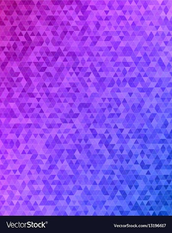Abstract triangle tile mosaic background design vector image