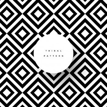 Abstract tribal pattern Free Vector