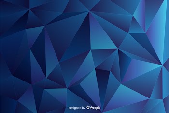 Abstract tridimensional geometric shape background Free Vector