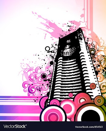 Abstract urban background vector image
