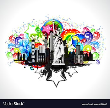 Abstract urban background vector image