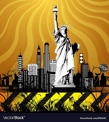 Abstract urban background vector image