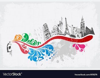 Abstract urban background vector image