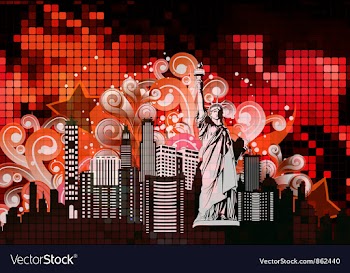 Abstract urban background vector image