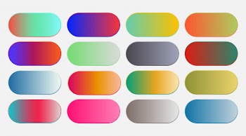Abstract vibrant colorful gradient swatches set Free Vector