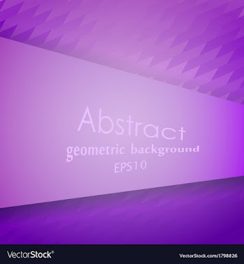 Abstract violet geometric pattern vector image