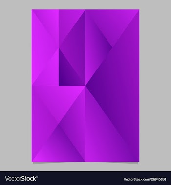 Abstract violet minimal gradient triangle page vector image