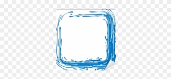 Abstract Water Color Grungy Border Vector Frame Wall - Water Frame Vector