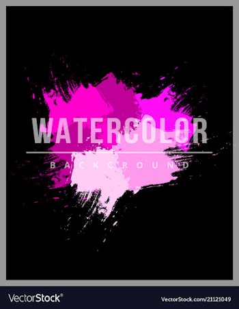 Abstract watercolor splash watercolor drop banner vector image