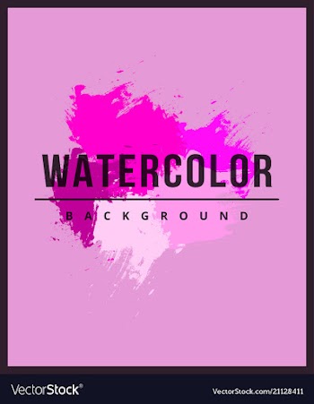 Abstract watercolor splash watercolor drop banner vector image