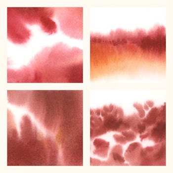 Abstract watercolor stain texture set | Free stock vector - 511470