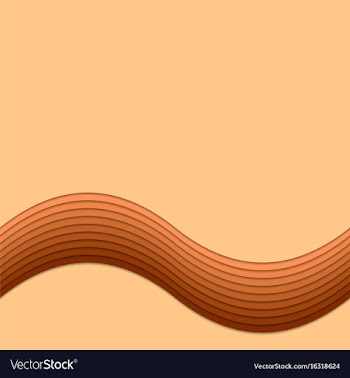 Abstract wave background template from curved vector image