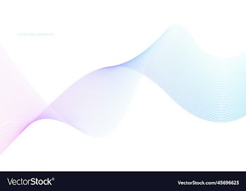 abstract wave element for design in blue and pink