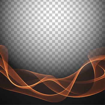 Abstract wave stylish transparent background Free Vector
