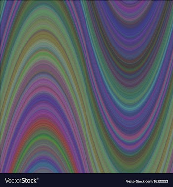 Abstract wavy background from thin curved lines vector image