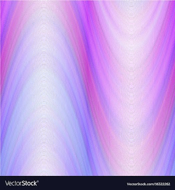 Abstract wavy background from thin curved stripes vector image