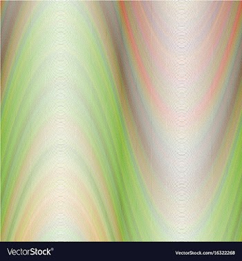Abstract wavy background from thin curved stripes vector image