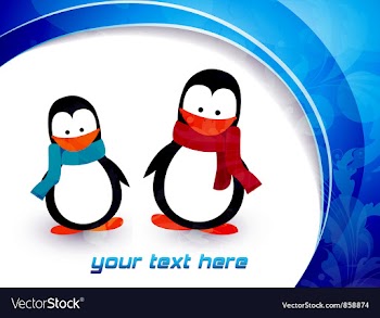 Abstract winter background vector image
