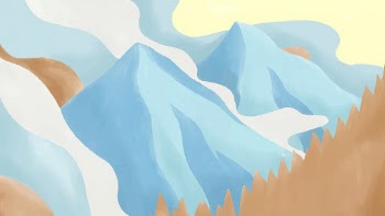 Abstract winter desktop wallpaper icy | Free Vector - rawpixel