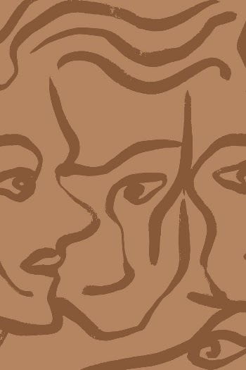 Abstract women face background, brown | Free Photo - rawpixel