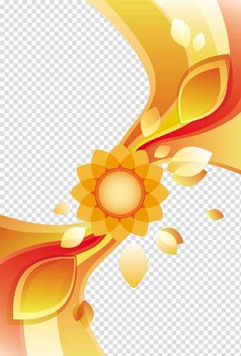Abstract , yellow and red cloth transparent background PNG clipart