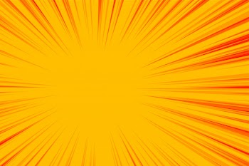 Abstract yellow zoom lines empty background Free Vector
