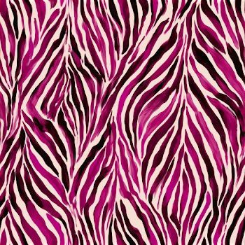 Abstract Zebra Stripe Pattern in Deep Burgundy and Magenta