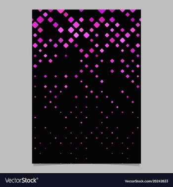Abstractal diagonal rounded square mosaic pattern vector image