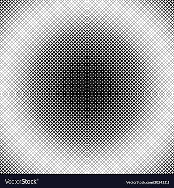 Abstractal halftone square background pattern vector image
