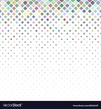Abstractal rounded square pattern - mosaic vector image