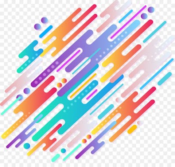 Abstraction Clip art - Abstract colorful stripes 