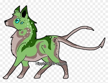 Abyssal Wolf Pup 1 By Hippie30199-adopts - Cartoon