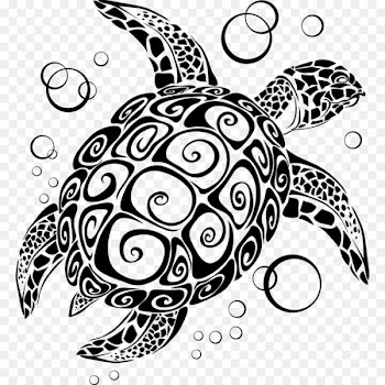 Abziehtattoo Turtle Polynesia Amazon.com - watercolour animals 