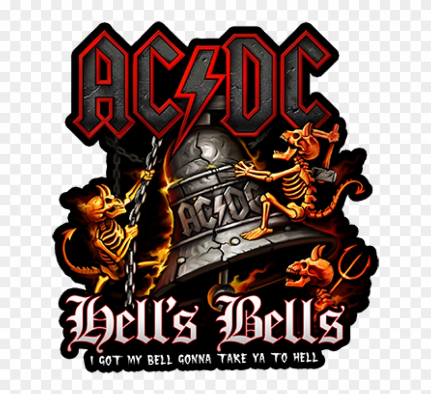 Наклейка Ac Dc - Ac Dc Hells Bells T Shirt