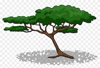 Acacia Tree Sprite 002 - Acacia Tree Clip Art