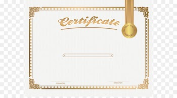 Academic certificate Certification Euclidean vector Graphics - White Certificate Template PNG Image 