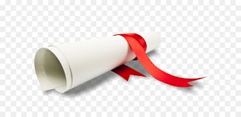 Academic certificate Graduate diploma Academic degree Graduation ceremony - White diploma 