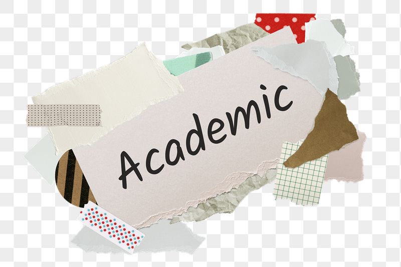 Academic png word sticker, aesthetic | Free PNG - rawpixel