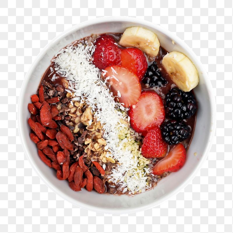 Acai bowl png sticker, healthy | Free PNG - rawpixel